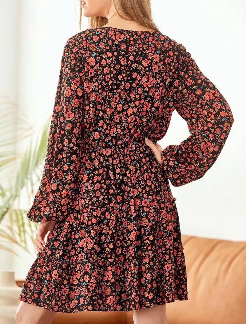 FLORAL PRINT DRESS