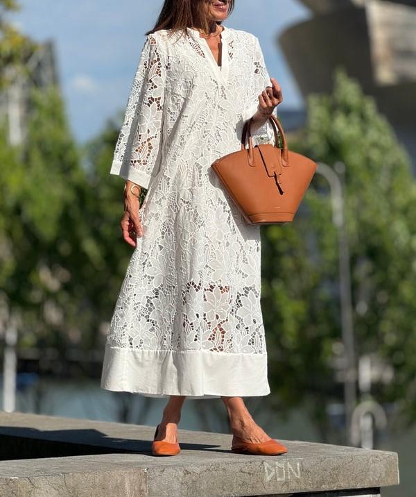 Women's White Lace Dress