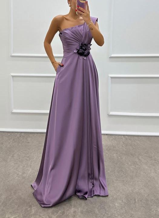 Pleated Strapless Dress