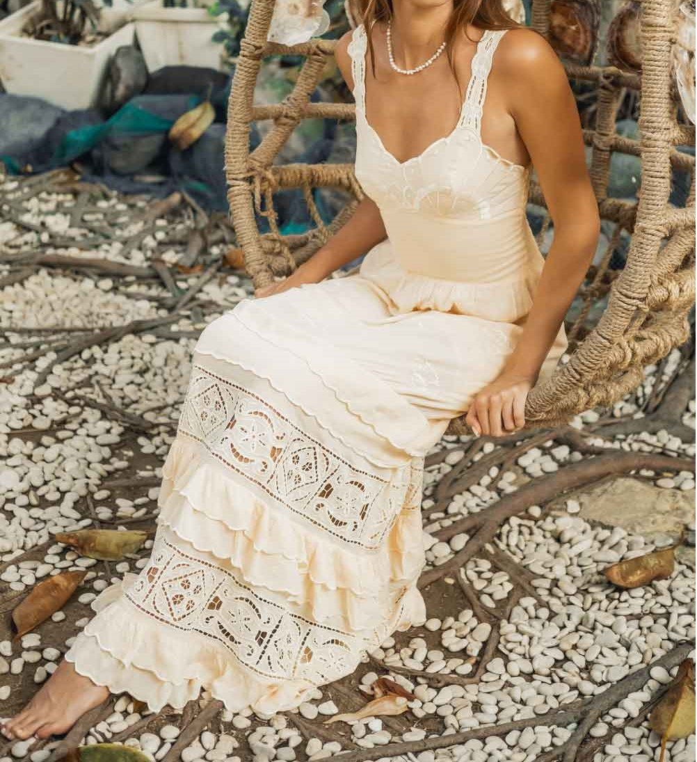 Ethereal Shell Maxi Slip