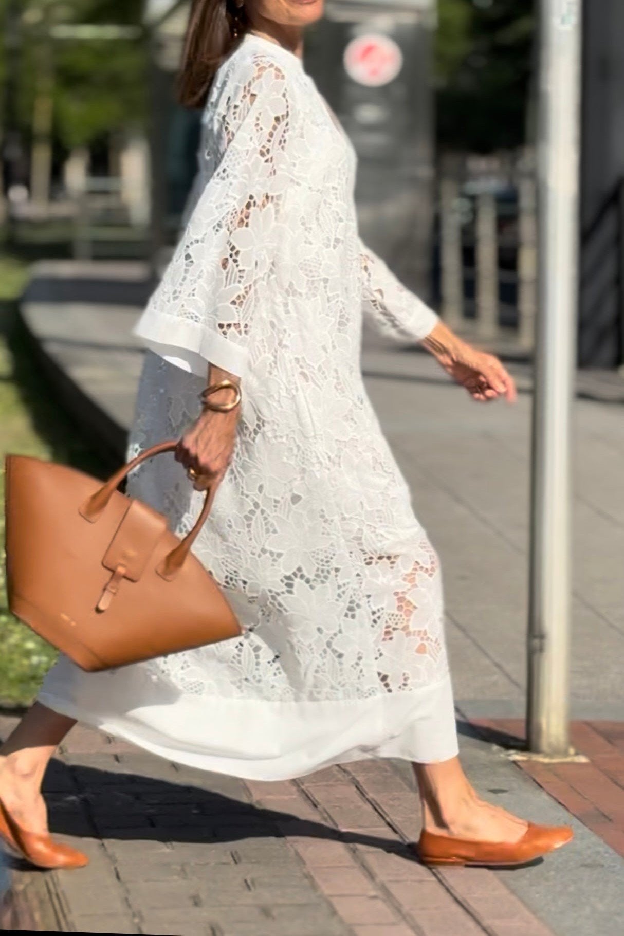 Women's White Lace Dress