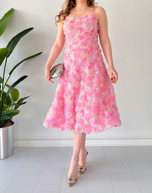 Three Dimensional Floral Dress