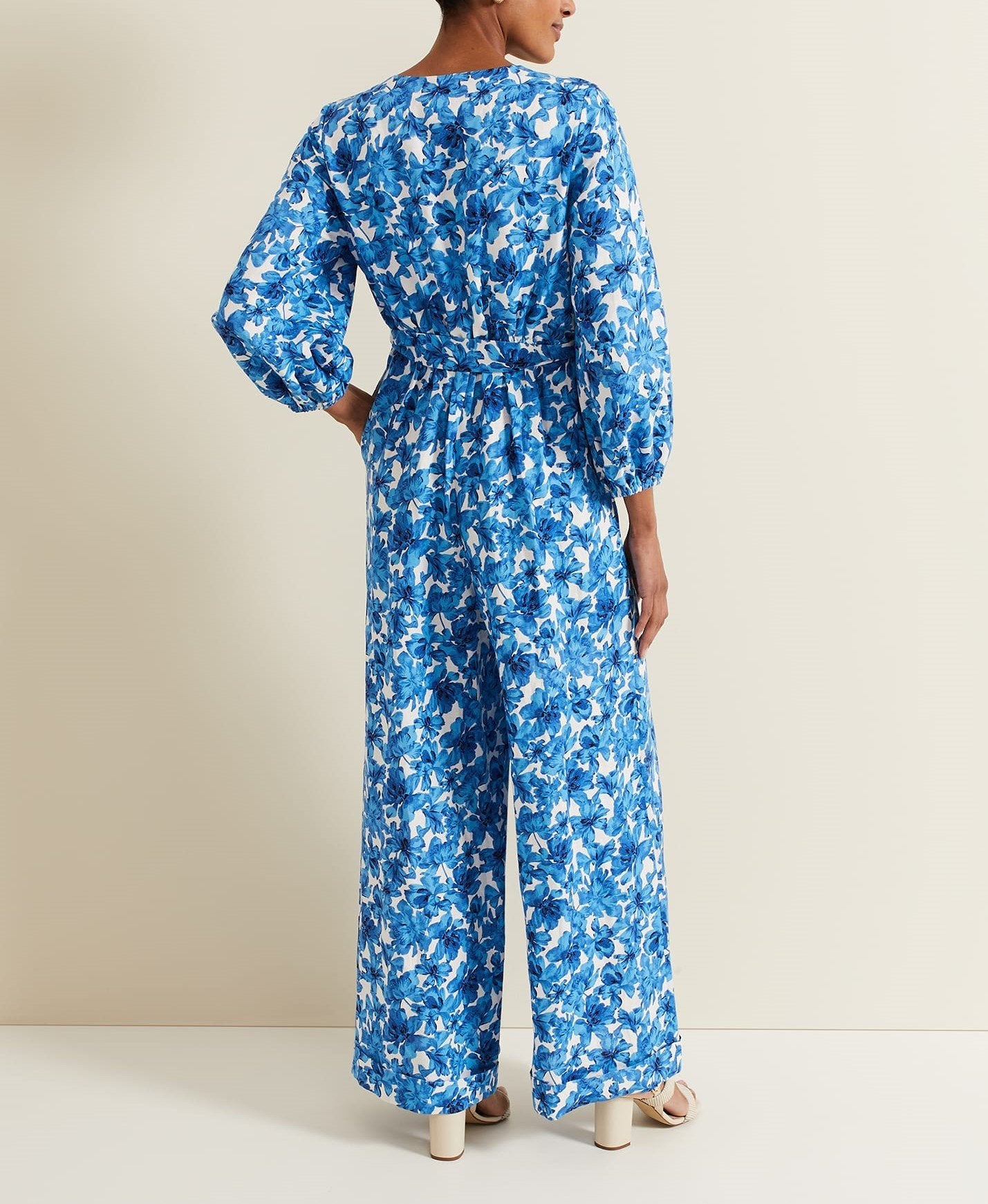 Floral Zip Jumpsuit