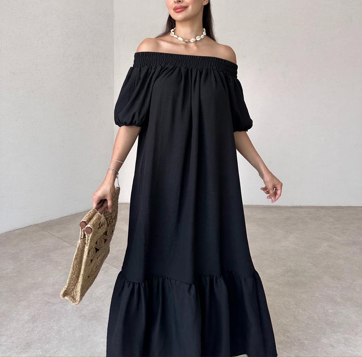 French Square Neck Maxi Dress