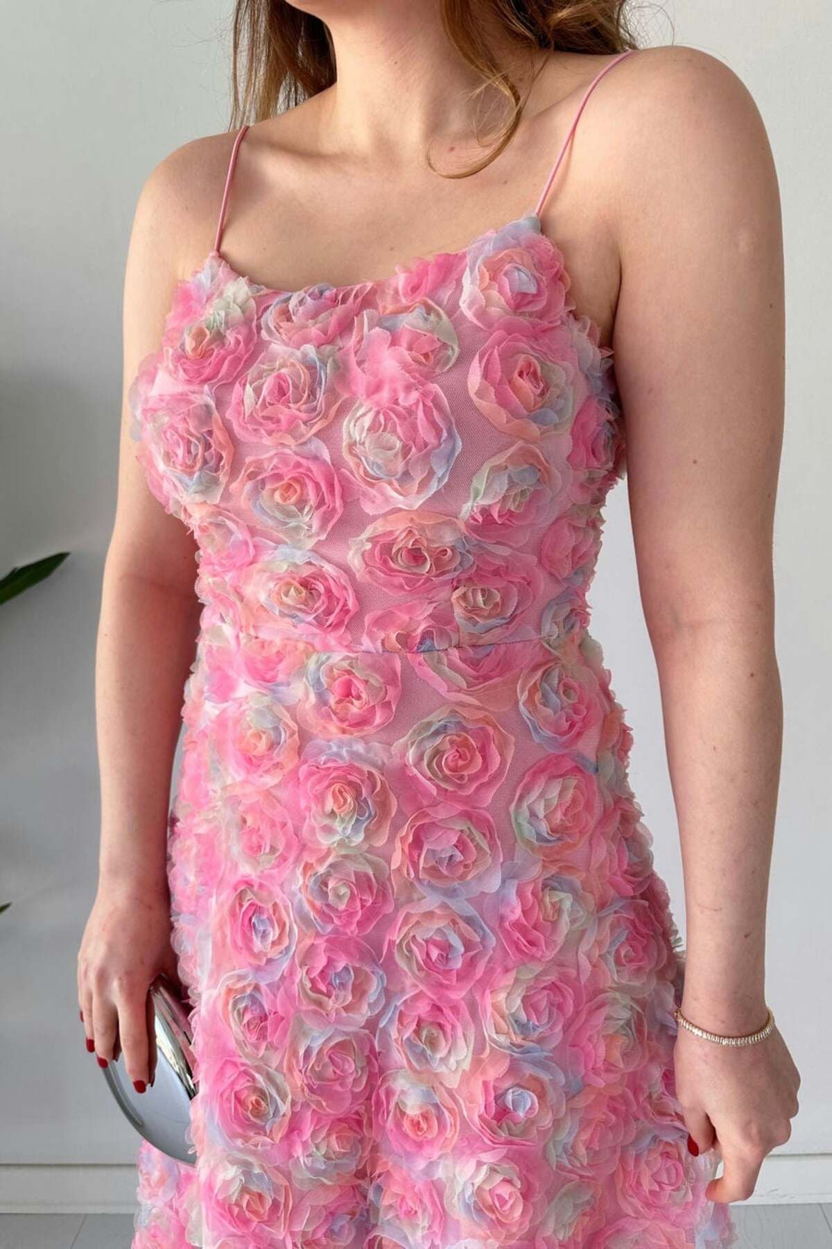 Three Dimensional Floral Dress