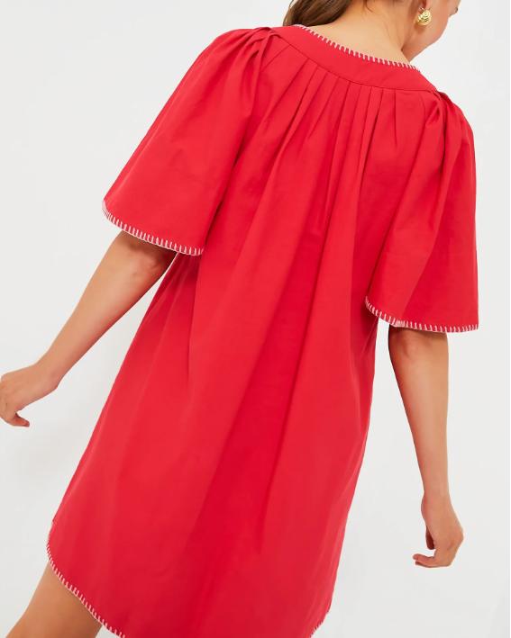 Poppy Stitch Finley Flutter Sleeve Dress