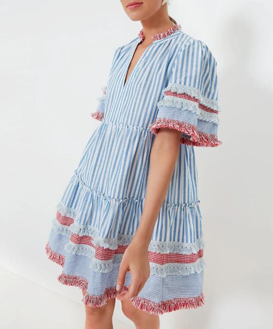 Savannah Stripe Crawford Dress